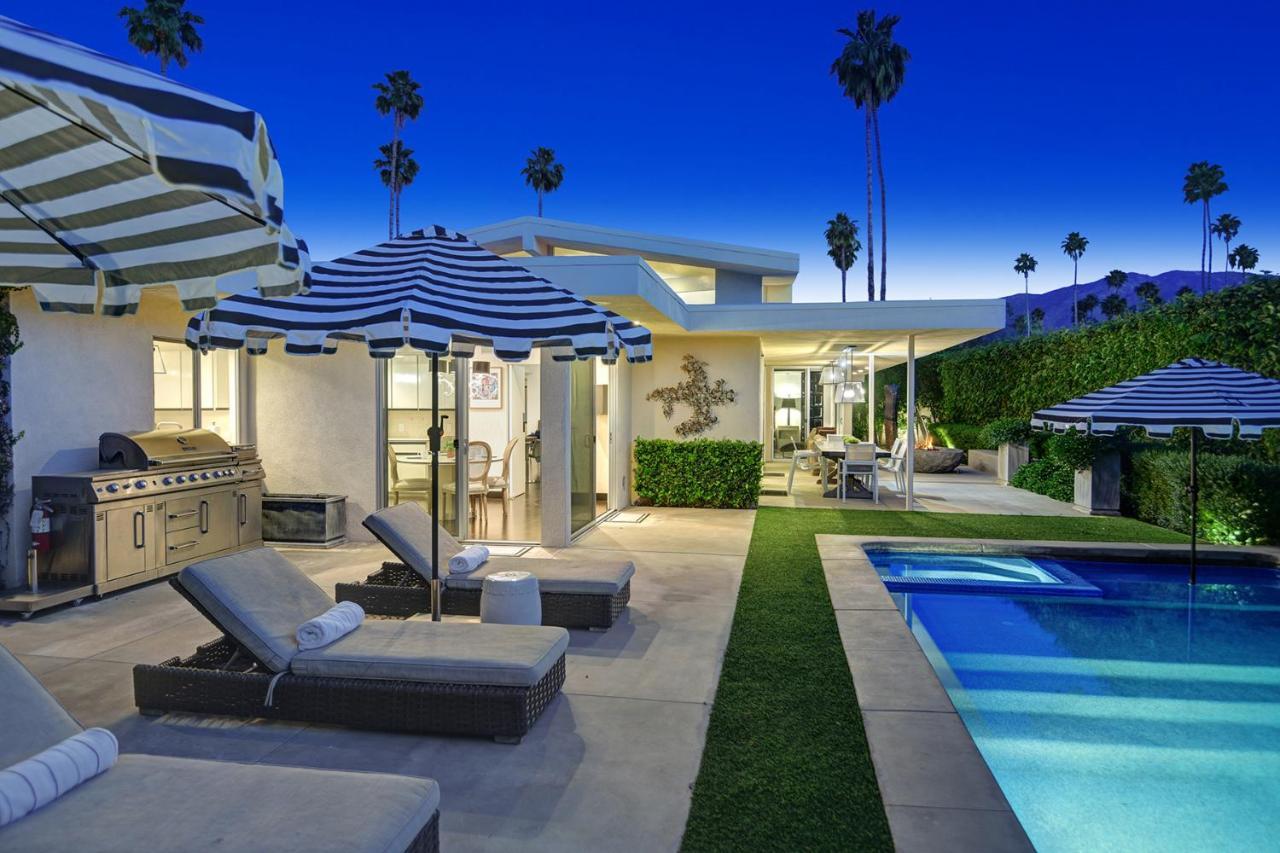 Canyon Palms Estate- Ultra-Luxe, Pool, Spa, Firepit, Outdoor Kitchen & More Palm Springs Exterior foto